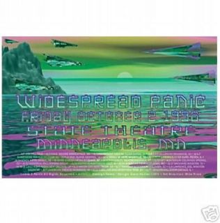   PANIC WSP MINNEAPOLIS,MN STATE THEATER 1998 SIGNED CONCERT POSTER