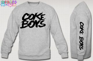   crewneck sweatshirt coke boys tshirt coke boys coke boy music ny frenc