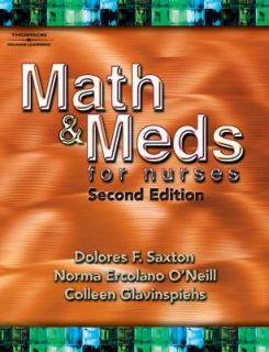 Math and Meds for Nurses by Norma Ercolano ONeill, Colleen 