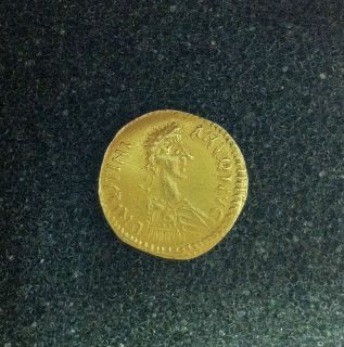 527 565 AD. JUSTINIAN I, AV Tremissis VERY RARE Ancient Gold Coin