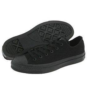 CONVERSE CHUCK TAYLOR ALL BLACK LOW TOP CANVAS NEW IN BOX SIZES 3.5 