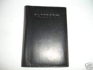   Leather No Logo Passport Holder Cover ALL Country Extra Pocket New P99