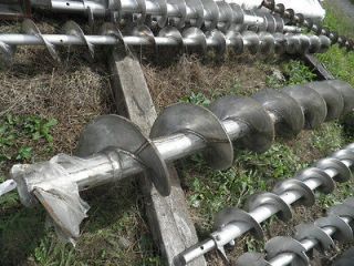 Screw Conveyor Auger 15” dia x 9.5 ft Long Stainless