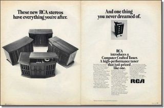 1969 RCA Console Stereos with Computer Tuner Photo Ad