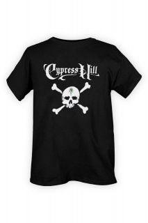 NEW Cypress Hill Skull And Crossbones T Shirt Size S
