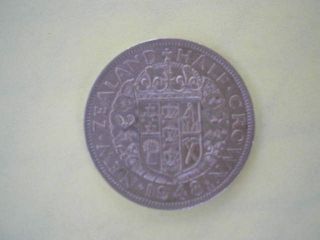 1948 New Zealand Half Crown King George VI Coin