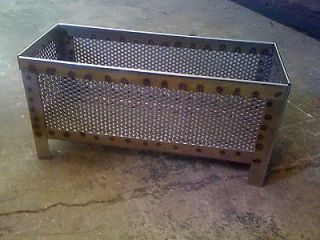 Wood Pellet Basket   All Stainless Steel Construction 16 x 6 x 8