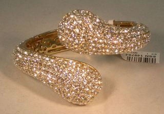 Newly listed AKKAD AMORE CLEAR CRYSTAL GOLDTONE HINGED 6 3/4 BYPASS 