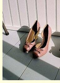 Anthropologie Crest Cut Wedges By Miss Albright Imperfect Org.$178.00 