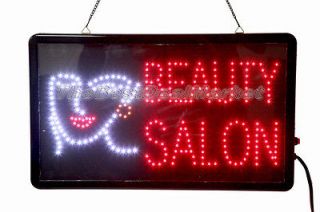 New Led Neon Motion Beauty Salon Open Sign 22x13x1