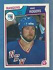 1983 84 O PEE CHEE Mike Rogers # 254 Rangers OPC 83 84 NrMt MT