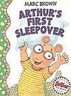 Arthurs First Sleepover by Marc Brown 1999, Hardcover, Board