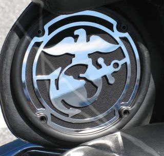 Harley Davidson USMC Rear Tour Pak Speaker Pod Grill