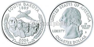 Quarter, 2006, South Dakota, 50 State Quarters