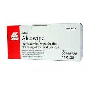 Alcowipes Sterile Alcohol Surface Wipes Pack of 100 SOLD AT LESS THAN 