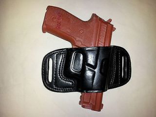 LEATHER QUICK DRAW HOLSTER SIG P220/226/228/2​29. BLACK RIGHT HANDED