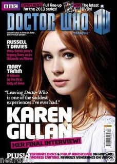 DOCTOR WHO MAGAZINE 453 AMY POND KAREN GILLAN HER FINAL INTERVIEW 2013 