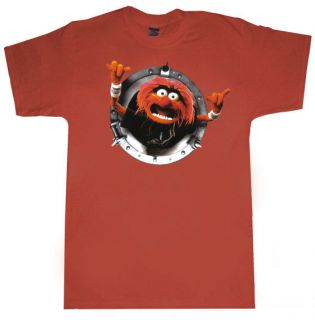 Animal Muppets T shirt Keith Moon Inspired Vitange Print.