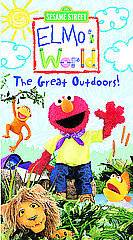 Elmos World The Great Outdoors (VHS, 2003)
