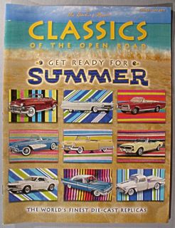 Danbury Mint 2011 Classics of the Open Road Catalog