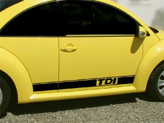 VW TDI Rocker Stripes Decal Beetle Golf Jetta Rabbit mk