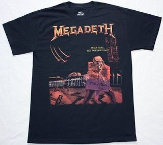   PEACE SELLS BUT WHOS BUYING1986 DAVE MUSTAINE NEW BLACK T SHIRT