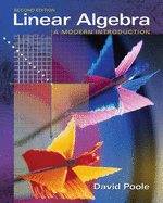   Algebra A Modern Introduction by David Poole 2010, Hardcover