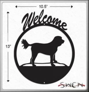Cockapoo Black Metal Welcome Sign *NEW*