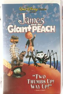 James and the Giant Peach (VHS, 1996) See $2 Deal