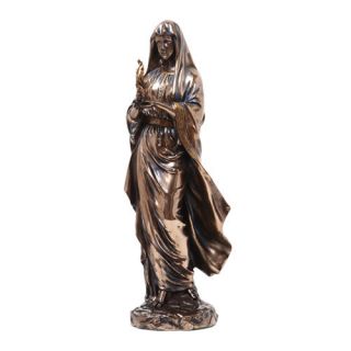 NEW Hestia Goddess of the Hearth Bronze Finish Sculpture Greek 