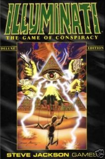 Illuminati Deluxe Edition Card Game (Steve Jackson Games) New! 1305