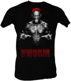 DENNIS RODMAN THE WORM ADULT TEE SHIRT S M L XL 2XL