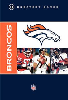 NFL Greatest Games Series Denver Broncos 3 Greatest Games DVD, 2008, 2 