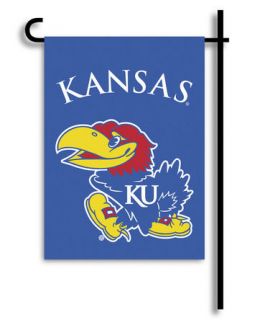 Kansas Jayhawks GARDEN Window Flag Banner Football Basketball 
