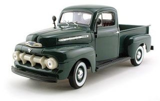 WELLY 19847W GREEN 1:18 1951 FORD F1 PICKUP TRUCK DIECAST MODEL