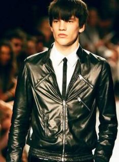 dior homme leather jacket in Coats & Jackets