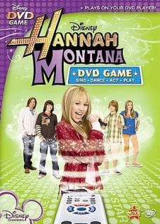 Hannah Montana   DVD Game (DVD, 2008, DVD Game)