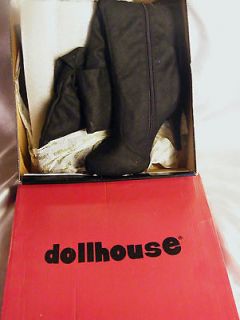 Dollhouse SUCESS 29 Over The Knee Black Boots Womens Size 6