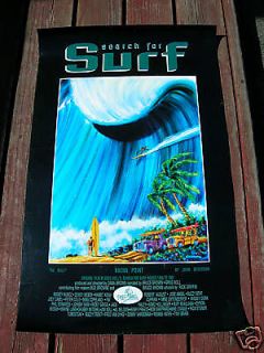 Vintage Greg Noll John Severson Surf movie poster surfing search for 