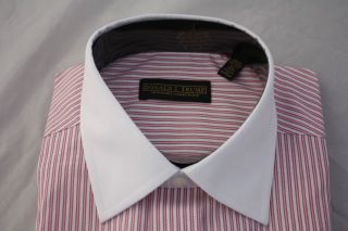 Donald Trump Pink Glaze Signature Collection Spread Collar French Cuff