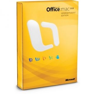 Microsoft Office for Mac 2008   Home and Student for Mac OFFICE08HS 