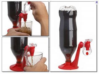 New Red Color Coke Fizzy Soda Drinking Dispense Gadget Cool Dispenser