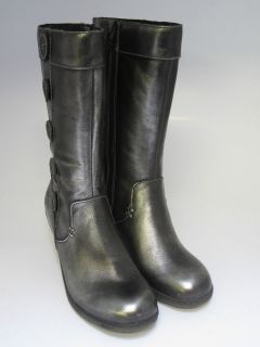 Ladies Dr. Martens Toki Black/Silver Mid Calf Length Boots