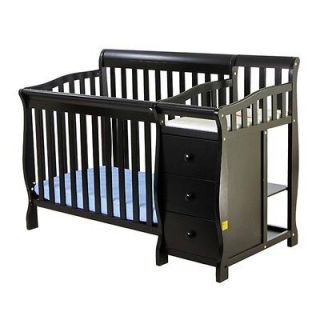 Dream On Me Jayden Three in One Convertible Portable Crib with Changer 