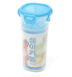 Plastic Protein Sports Drink Shaker Gym Mixer Blender Water Bottle 