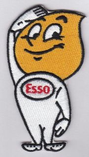 ESSO Oil Drop Man Embroidered cloth patch. Sew or Iron on