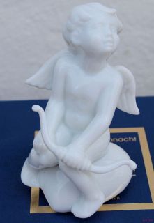 Hutschenreuthe​r White Porcelain winged cherub figurine