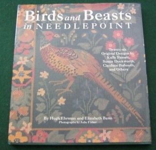   BEASTS IN NEEDLEPOINT 26 Designs Kaffe Fassett Susan Duckworth HB DJ