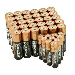 Duracell 30 AA + 10 AAA Batteries Copper Top Alkaline Long Lasting 