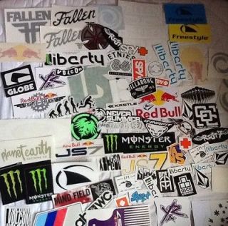   / Snowboard Stickers! Red Bull, Volcom, DC, Monster, Oakley, Plan B